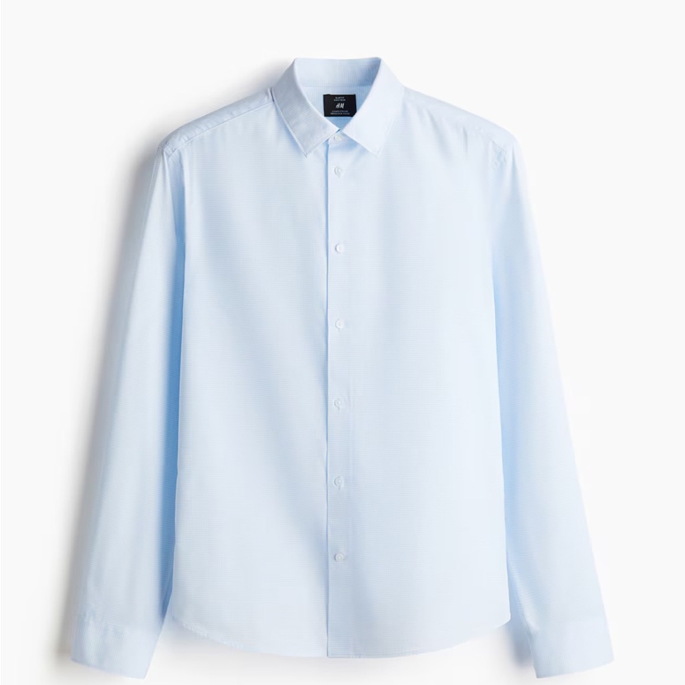 H&M Sky Blue Men's Dress Shirt